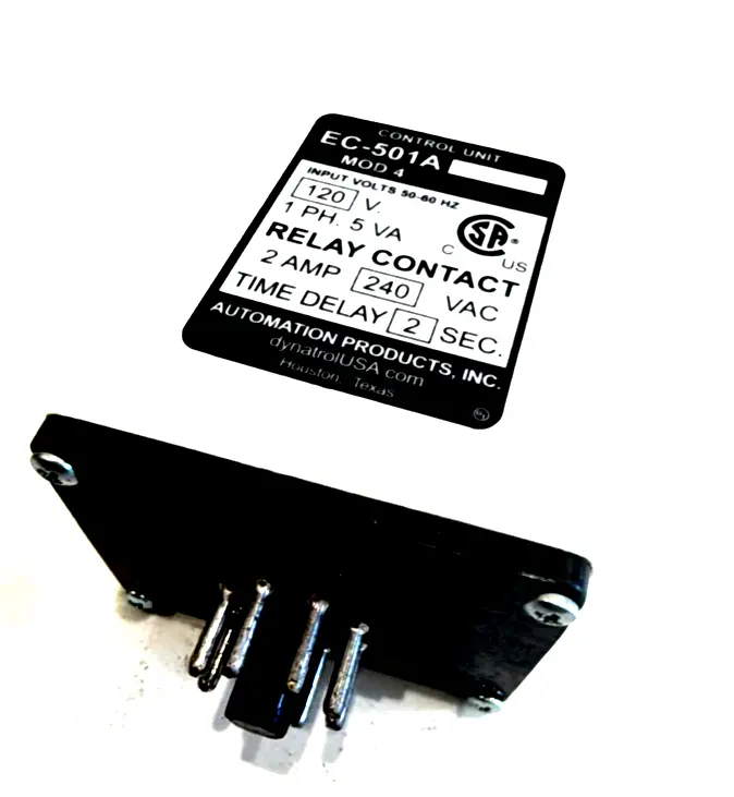 NEW DYNATROL EC-501A TIME DELAY RELAY MOD4 120V 1PH 5VA EC501A