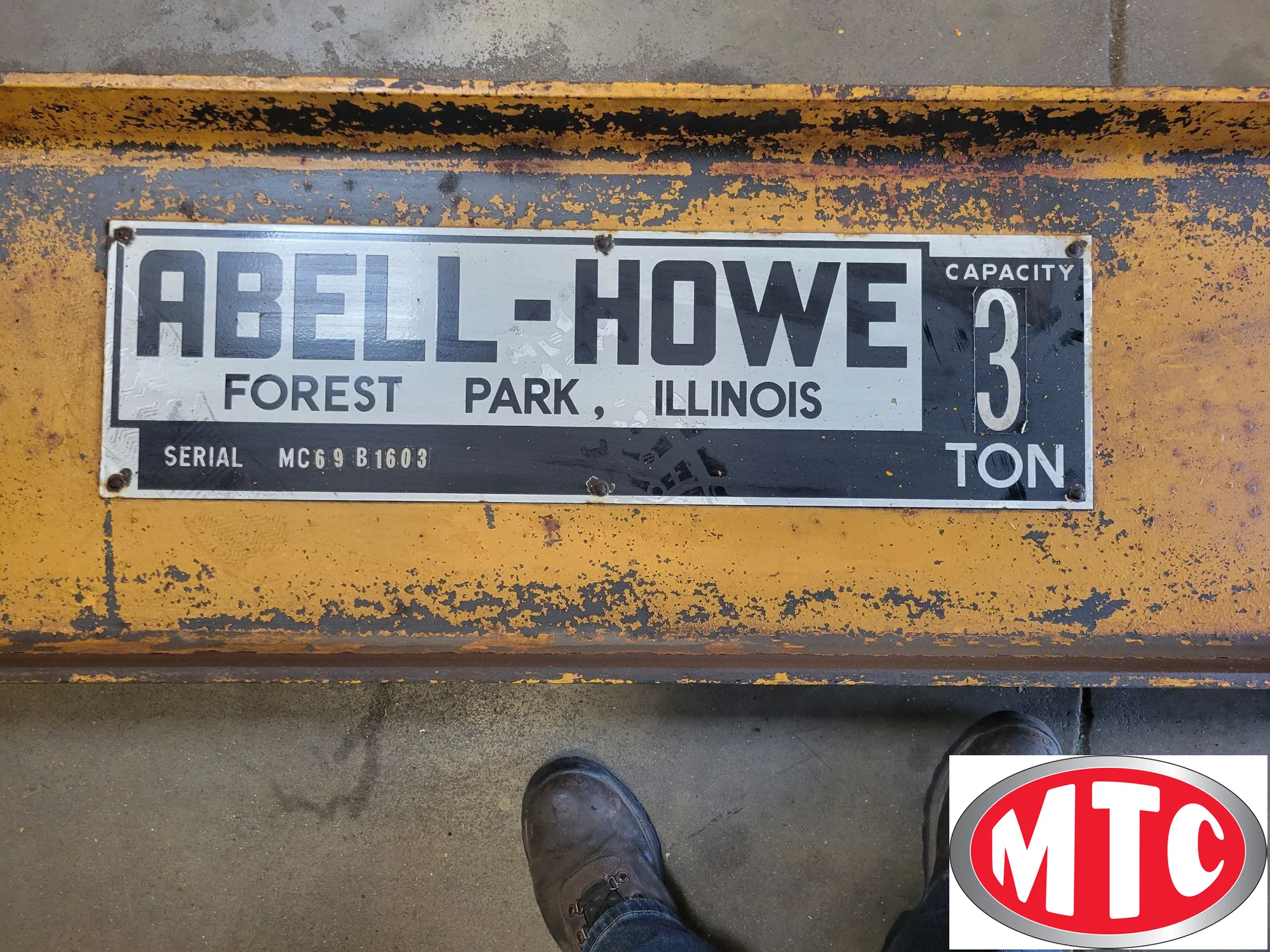 Used ABELL-HOWE 3 ton Jib | Cranes, Jib
