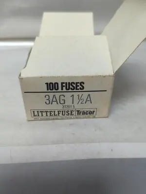 New | in-Stock LITTELFUSE 3AG 1-1/2A Miscellaneous Equipment (Electrical & Power) | Surplus Asset Holdings #1195028
