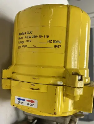 Used RADIUS R-EW 350-15-110 Rotary Actuators Ohio US | Surplus Asset Holdings #1246774