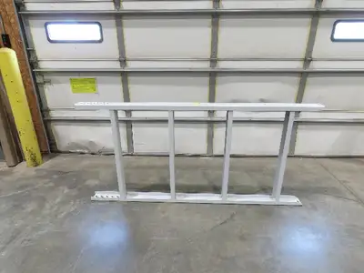 Hytrol HPS 37"W Conveyor Leg 78" Top Section Extension No Brackets WHITE