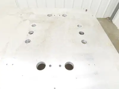 1" Aluminum Top Welding Work Bench Machine Fab Table 61-1/2"W 42"D 28-1/2"H