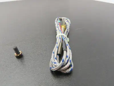Gunther 1xFe-CuNi L Thermocouple Probe .49" Mount Hole .17" 2 Wire Pin Connect