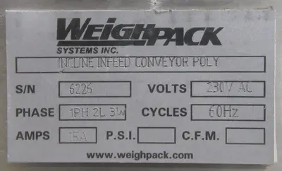 USED WEIGHPACK Xpdius Bagger 1700