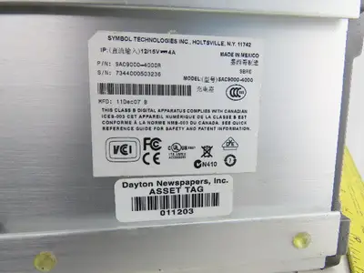 Symbol Motorola MC9090-GJ0HJEFAGWR Barcode Scanner Batteries & Charger Lot of 5