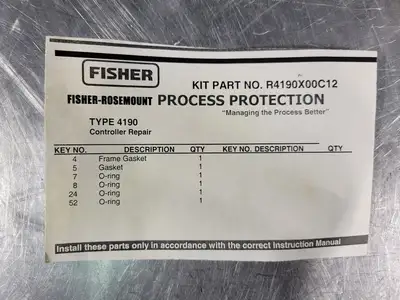 NEW FISHER R4190X00C12
