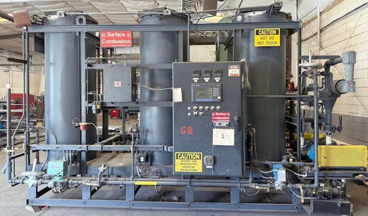 Used SURFACE COMBUSTION Endothermic Generator Endothermic Atmosphere Generator Furnaces Michigan US | Heat Treat Equipment Co. #84371