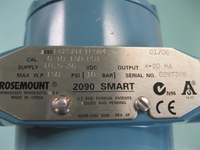USED Rosemount 2090 FG 2S2DE1E5Q4
