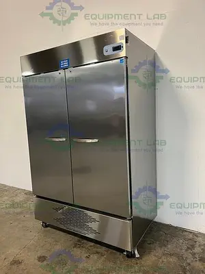 USED VWR GTVWG49FSSA STAINLESS STEEL DOUBLE DOOR FREEZER -25°C 49 CU, FT.