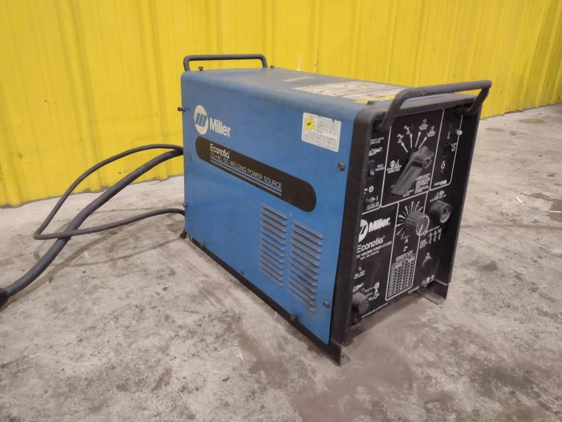 150 AMP MILLER ECONOTIG - AC/DC TIG WELDER POWER SOURCE: STOCK #23029