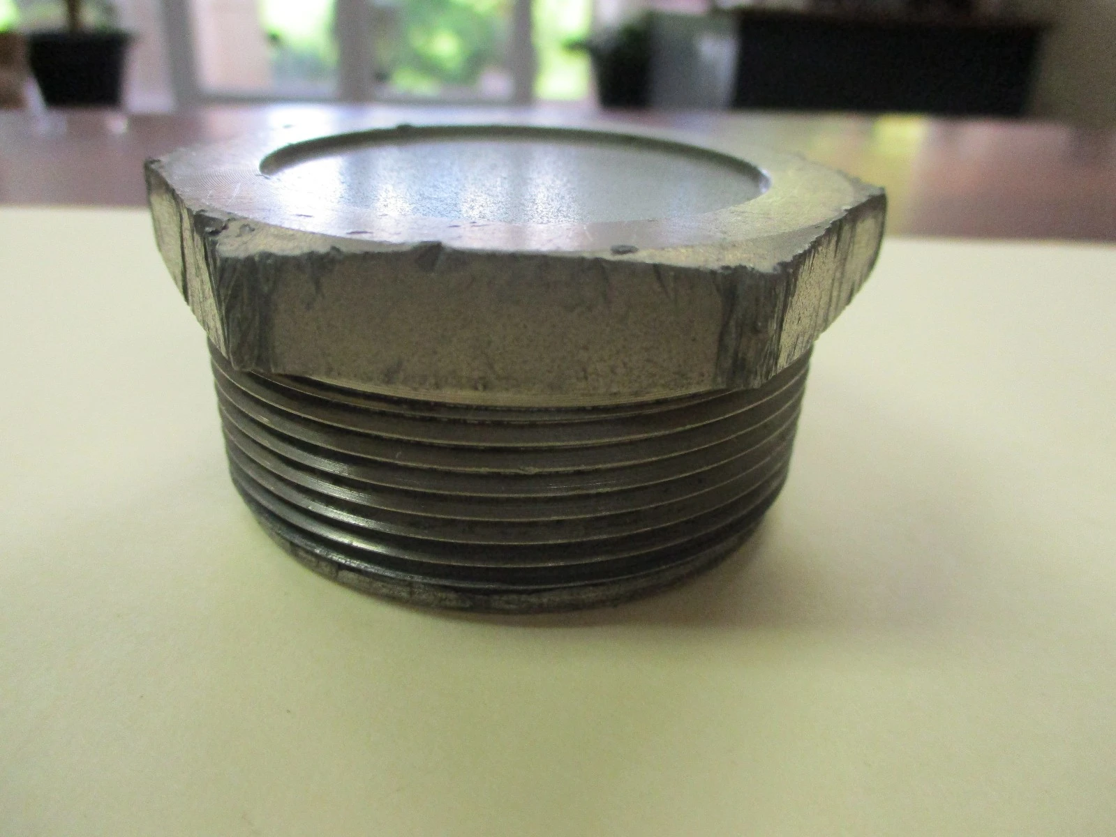 Used 2 3/16" See-thru End Steel Cap (1 3/16" High)