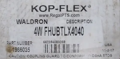 NEW KOP-FLEX 1966035 HUB 4W FHUBTLX4040