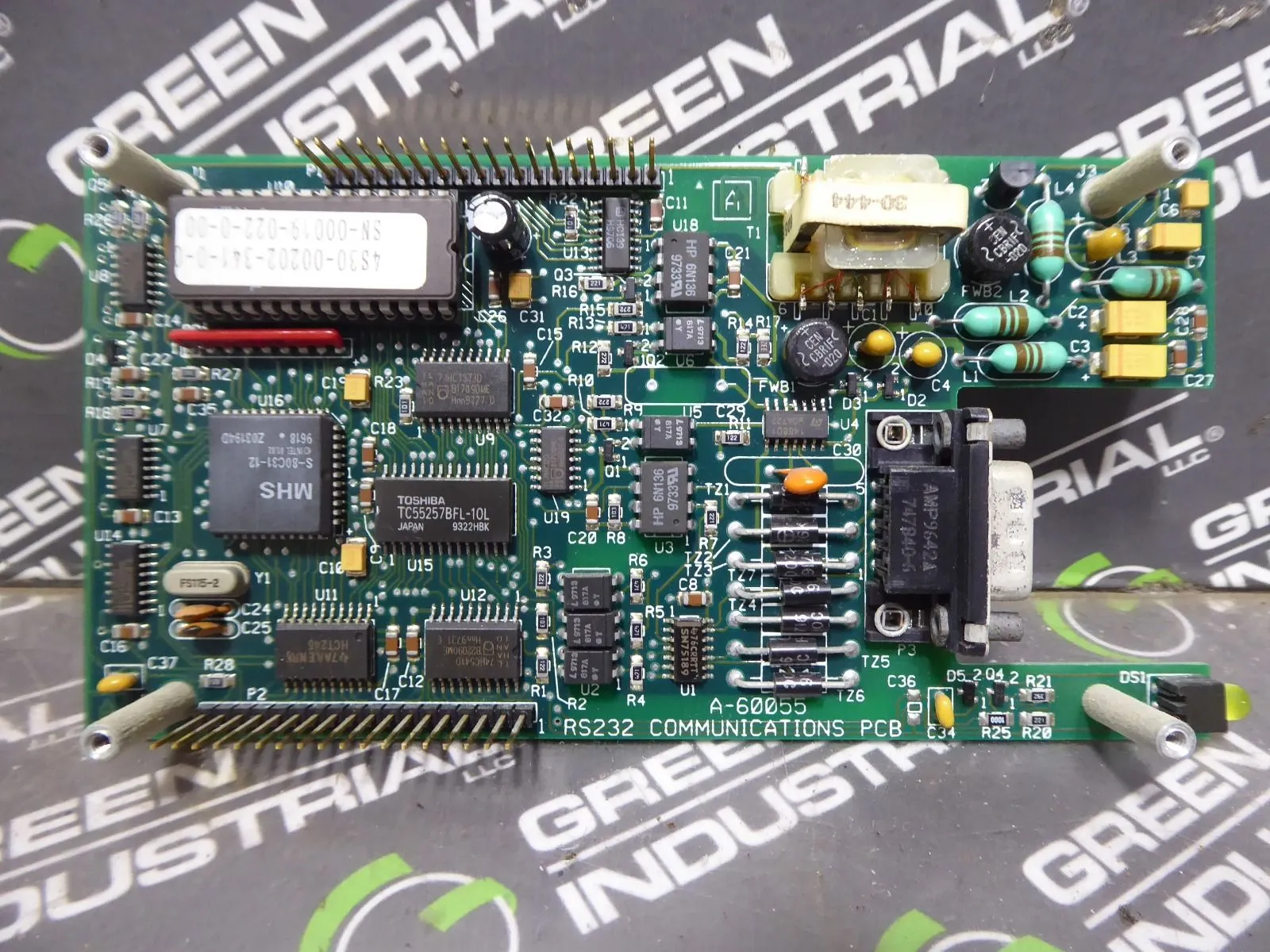 Barber Colman This is a used Barber Co RS232 Communications Board MACO 6000 Used