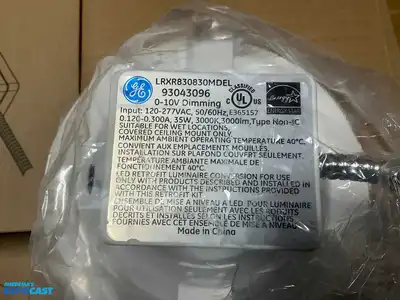 Skid lot of Lumination LED Luminaire light fixtures 120-277V 50/60Hz model#LRXR830830MDLE