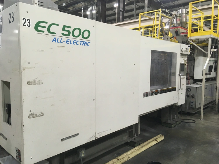Used 2000 TOSHIBA MACHINE EC500V21-26B Injection Molding Machines CA | INJECTION DEPOT #48931