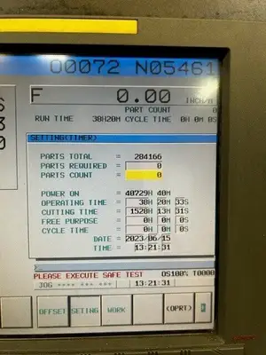 MAXXTURN 65 CNC Lathe w/ EMCO LM1200 Bar Feeder and Tooling