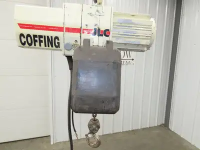 Coffing JLC2016310 Electric Chain Hoist 1 Ton 16 FPM 13' Lift 230/460V 3PH