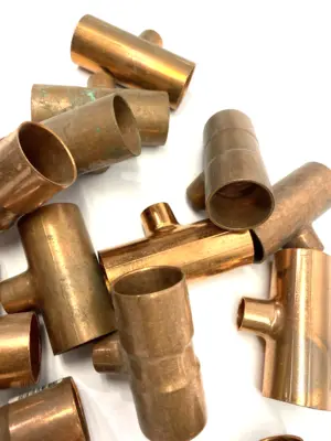 1" x 1" x 1/2" | Tee C x C x C Copper LOT OF 15 -  New Other