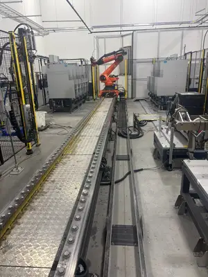 USED KUKA KL4000 LINEAR RAIL