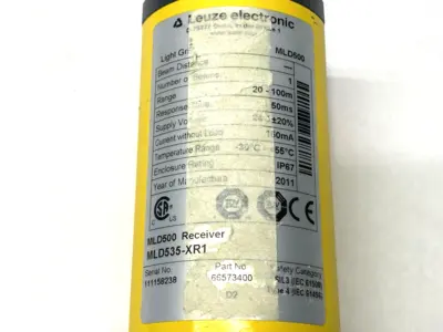 Used Leuze Electronic Single Light Beam Safety Device Receiver 66573400 Light Curtains & Grids Michigan US | Maverick Industrial Sales #1475354