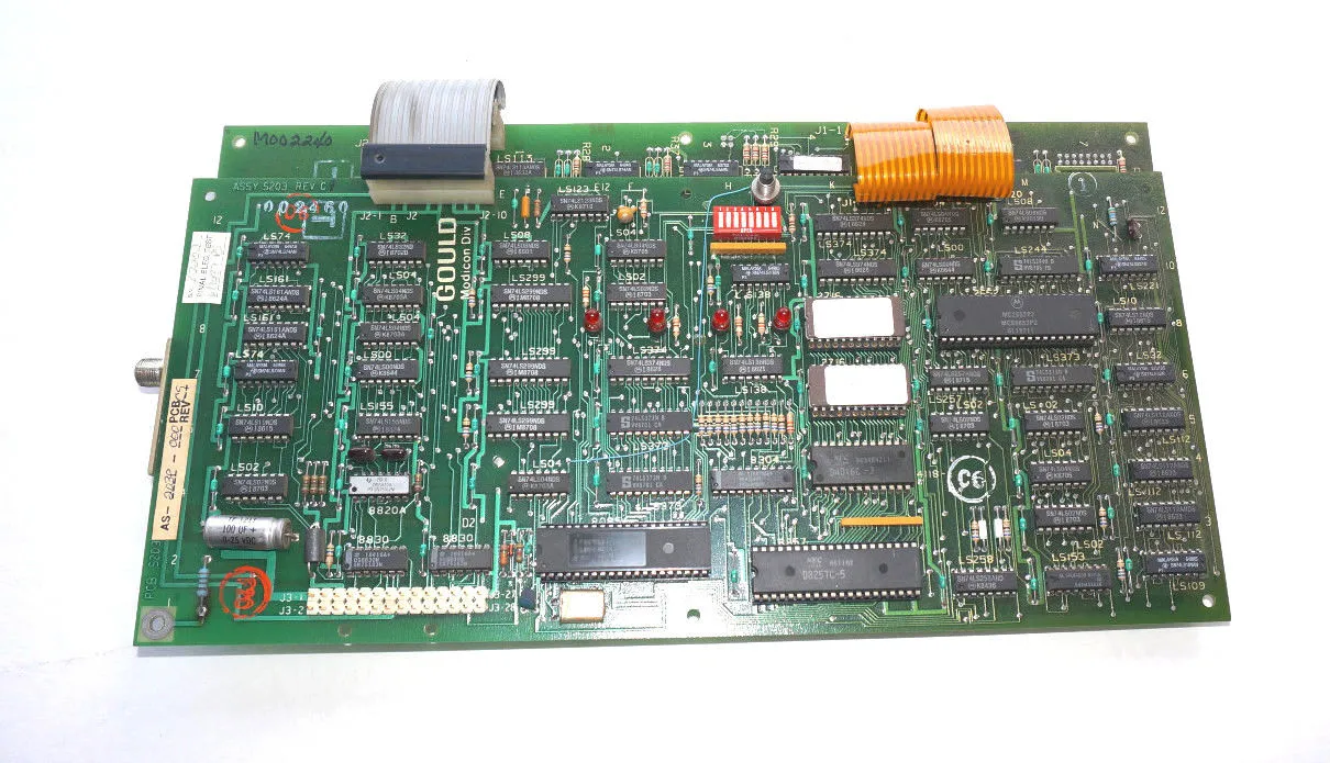 MODICON GOULD AS-203P-000 CONTROL BOARD S203 & S202 AS203P000