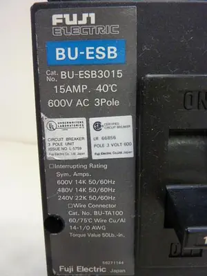 USED FUJI ELECTRIC BU-ESB3015