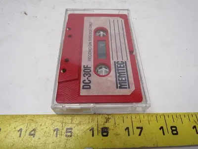 Memtec DC30F Cassette Tapes For Tape Drive Lot of 10