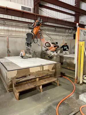 Used 2020 BACA SYSTEMS RSJ 202 2.0 DUAL TABLE Bridge Saws Michigan US | All Used Stone Equipment #1568695