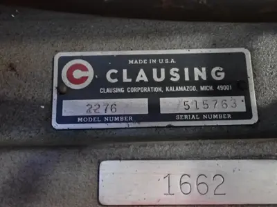 Used CLAUSING 2276 Heavy Duty & Sensitive Single Spindle Drills Ohio US | HGR 24 #887285