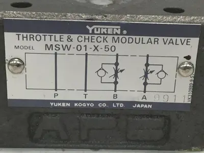 USED YUKEN MSW-01-X-50
