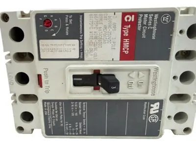 NEW WESTINGHOUSE HMCP003A0 CIRCUIT BREAKER 600VAC 250VDC 3AMPS 3POLE