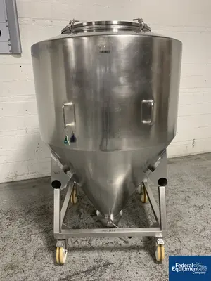 USED L.B. Bohle 1,400 Liter LB Bohle Bin, S/S