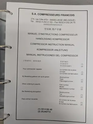 USED COMPRESSEURS FRANÇOIS S.A. CE6
