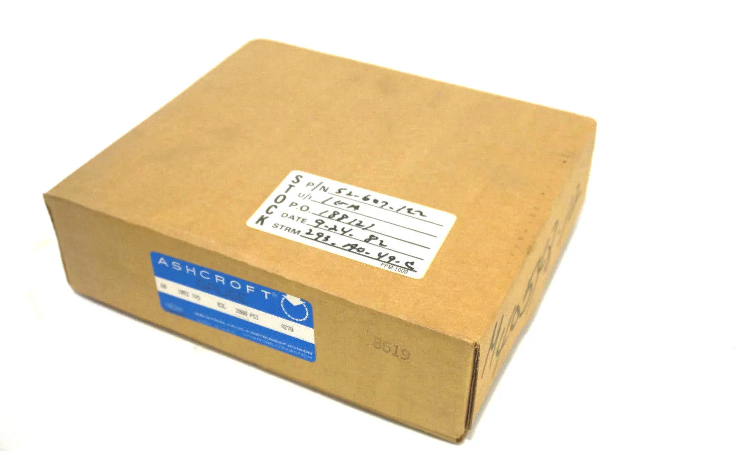 NEW ASHCROFT 60-1082-TAS-02L-2000 GAUGE 2000 PSI 601082TAS02L2000