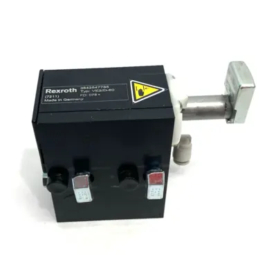 Used Bosch Rexroth Pneumatic Stop Gate Module, Damping VE2/D-60 Pneumatic Cylinders Michigan US | Maverick Industrial Sales #1454227