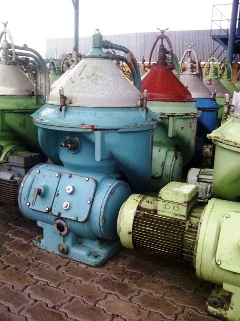 (2) Alfa-Laval LOPX 709 SFD-34-60 lube oil purifiers, SS.