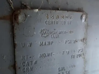 Used MANCHESTER AIR TANK Pressure Tanks Pennsylvania US | Global Equipment International, LLC #1423597