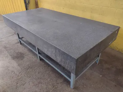 8' X 4' X 10" CHALLENGE PRECISION LAYOUT INSPECTION GRANITE TABLE: STOCK #23800