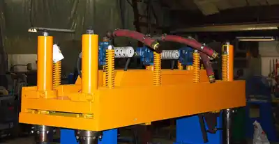 35 Ton x 3″ BRADBURY 4-Post Air Cut-Off Press