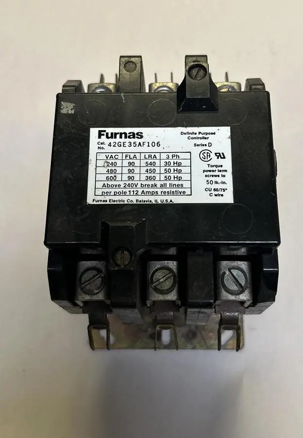 Used FURNAS 42GE35AF106 Miscellaneous Equipment (Electrical & Power) | Surplus Asset Holdings #1196490