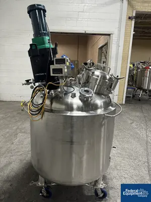 USED Precision 500 Liter Precision Stainless Reactor, 316 S/S, 45/100#