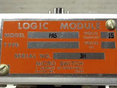 New | in-Stock HONEYWELL PA5 Relays & Switches | Surplus Asset Holdings #1205634