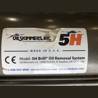 USED OIL SKIMMERS INC. 5H BRILL