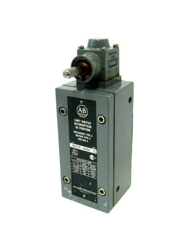 NEW ALLEN BRADLEY 802X-AM4 LIMIT SWITCH SER.C 802XAM4