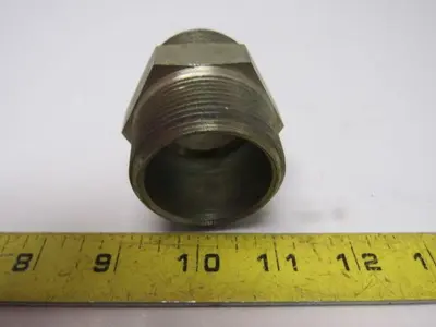 Male 37 Degree 24 JIC x 1-1/2"NPT Male NPT Steel Adapter Fitting