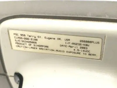 USED PSC PSC QS6000PLUS QUICK SCAN PLUS