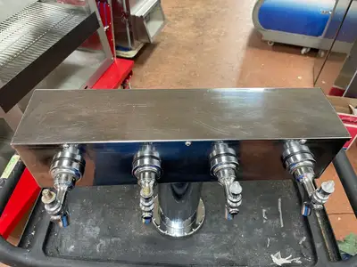 Used Falcon Restaurant Supply Used "T" Style Pedestal Draft Beer Tower Dispenser 4 Tap Beer Equipment Illinois US | Falcon Restaurant Supply #1376109