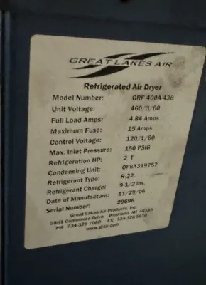 2006 COMPAIR L45SR AIR COMPRESSORS, ROTARY SCREW/SLIDING VANE | Machinery Network (6)