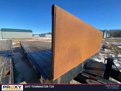 Used 2017 TOWMASTER T20 Flatbed Trailers Wisconsin US | Proxy Equipment #1377821