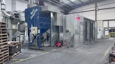 CK Construction Blast Booth Blast Booth | T.R. Wigglesworth Machinery Co. (1)